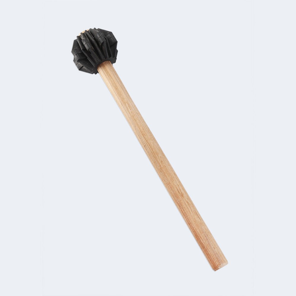Cabeza de maza de goma