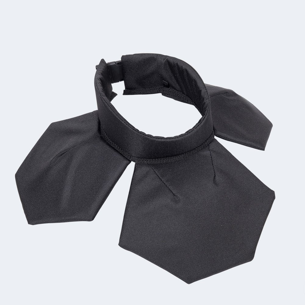 Extended gorget with pauldrons