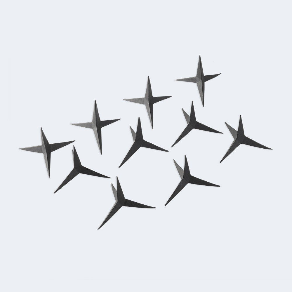 Gummi-Fußangeln x10